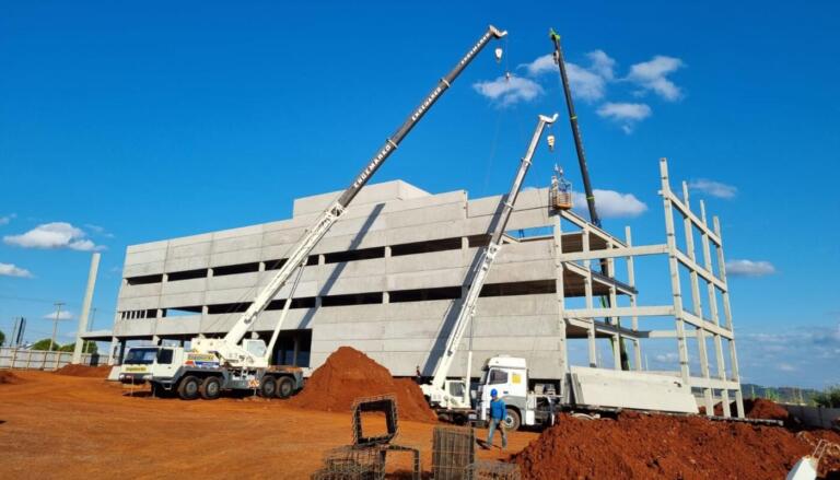 Parte estrutural do Hospital da Unimed em Marechal Rondon está quase pronta