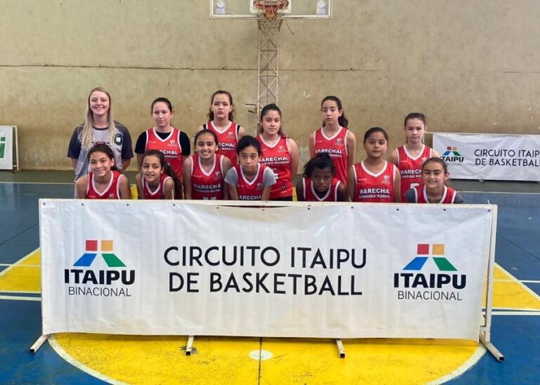 Circuito Itaipu de Basquete Sub-13 reúne 150 atletas em Marechal Rondon