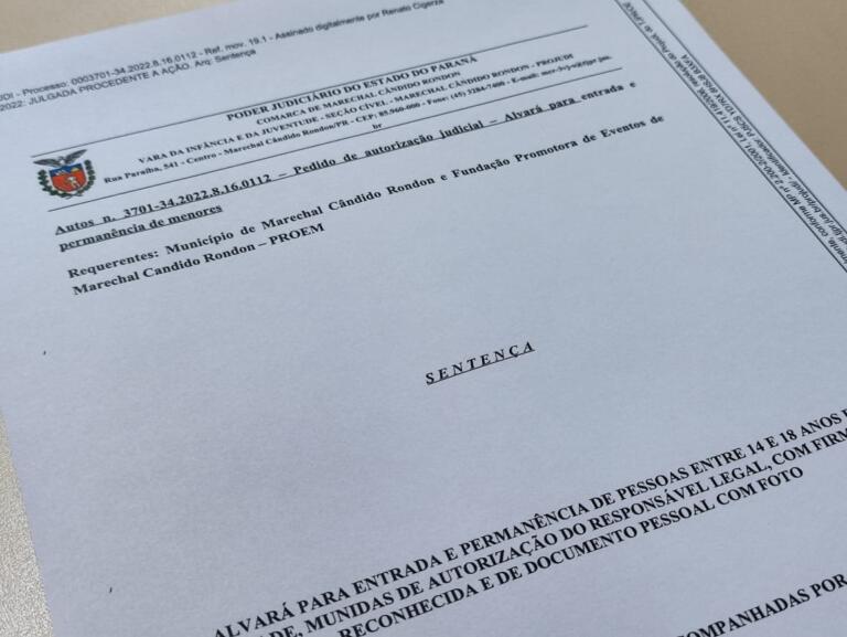 Juiz expede alvará que disciplina participação de menores na Expo Rondon 2022