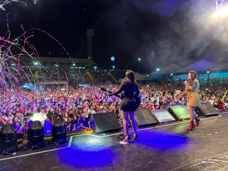 Show com Maiara e Maraísa encerra a Expo Rondon 2022; veja fotos
