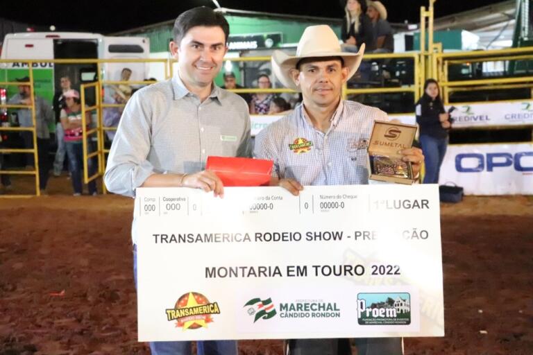 Claudinei da Silva é o campeão do Rodeio da Expo Rondon; veja a classificação final