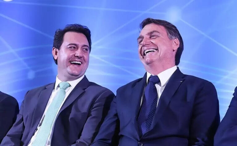 Em reunião com Ratinho Junior, Bolsonaro descarta aliança com Alvaro Dias