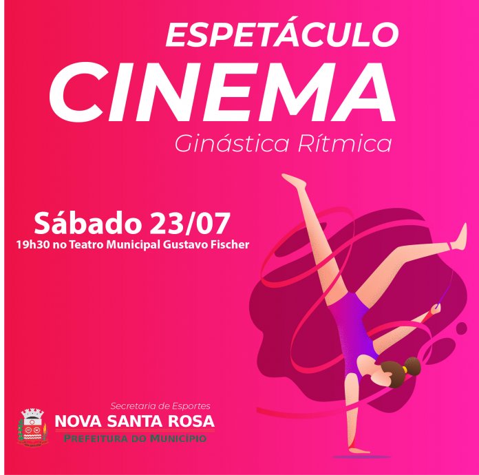 Espetáculo de ginástica rítmica acontece sábado em Nova Santa Rosa