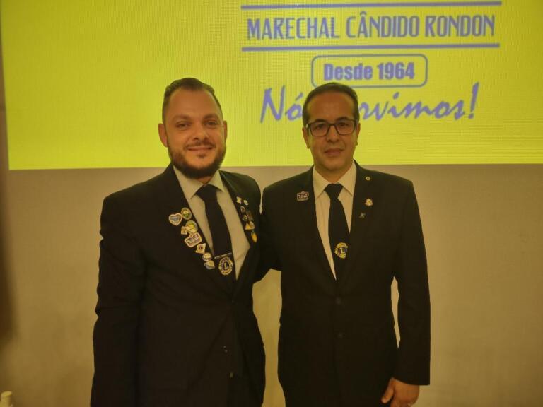 Lions Clube Marechal Rondon empossa nova diretoria