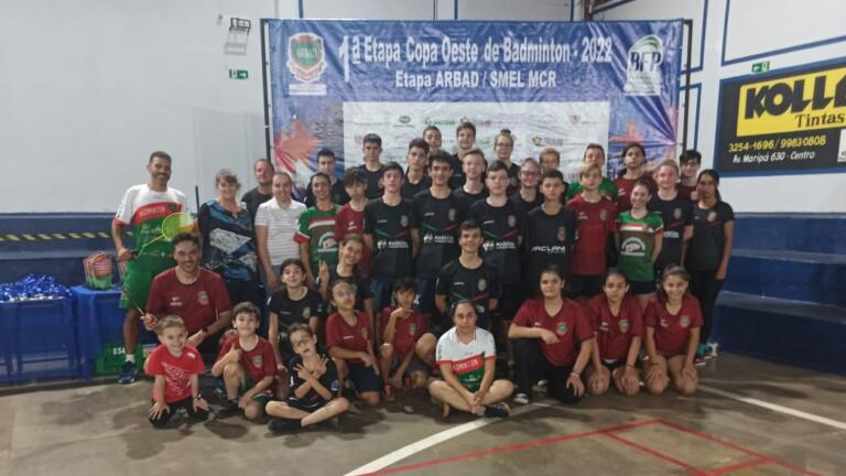 ARBAD conquista oito títulos na Copa Oeste de Badminton