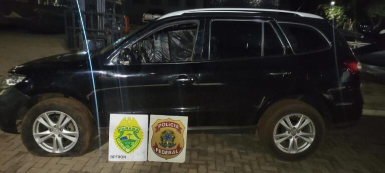BPFron e PF apreendem cerca de 2 mil pacotes de cigarro contrabandeados em Guaíra