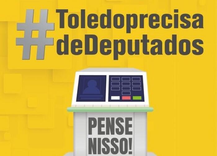 Acit lança campanha #ToledoprecisadeDeputados