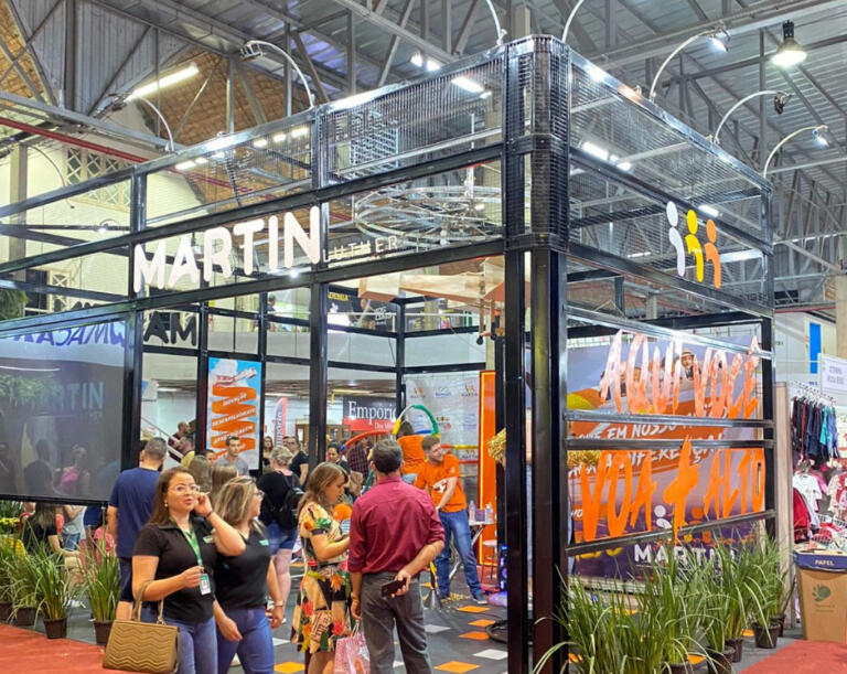 Inovação e criatividade foram destaque no estande do Martin Luther na Expomar 2022