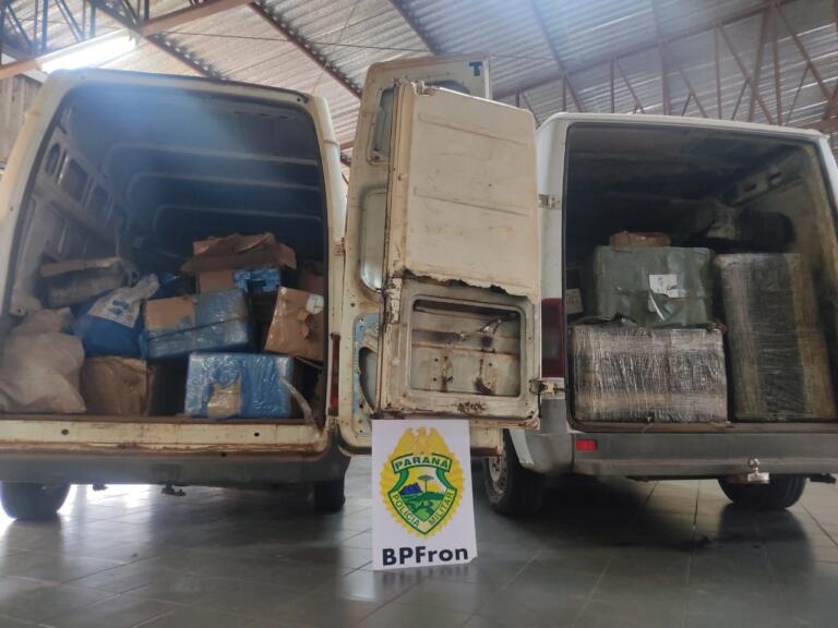 BPFron localiza depósito de produtos contrabandeados e causa prejuízo de R$ 4,5 milhões aos criminosos