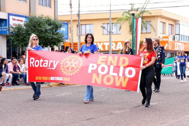 Rotary’s acendem alerta sobre volta da poliomielite nas Américas