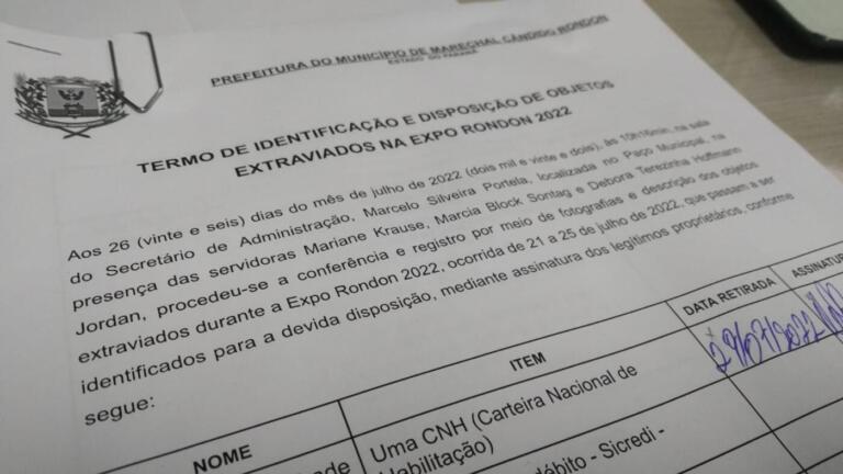 Perdeu algo durante a Expo Rondon 2022? Confira a lista de objetos encontrados no Parque de Exposições