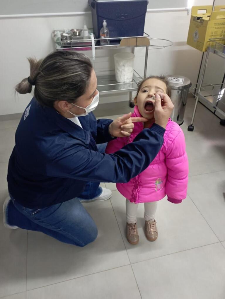 Campanha de vacinação contra poliomielite e outras doenças acontece até a próxima semana em Mercedes