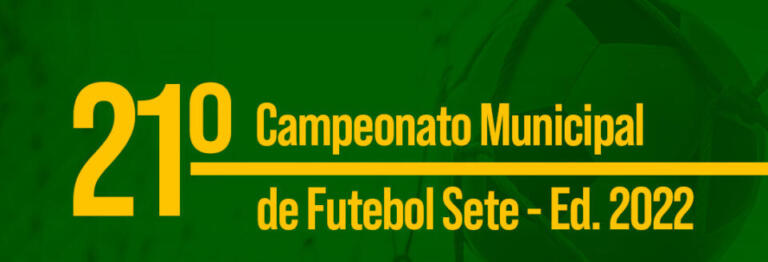 Abertas as inscrições ao 21º Campeonato Municipal de Futebol Sete