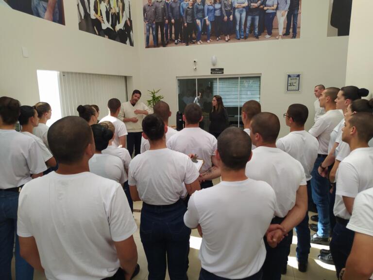 O Presente recebe visita da turma do Curso de Formação de Praças do BPFron