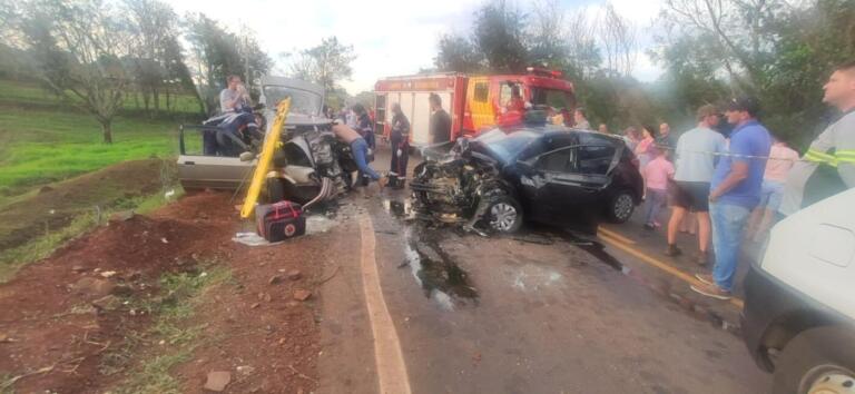Grave acidente é registrado entre Missal e Santa Helena; motorista morreu e outras vítimas ficaram gravemente feridas