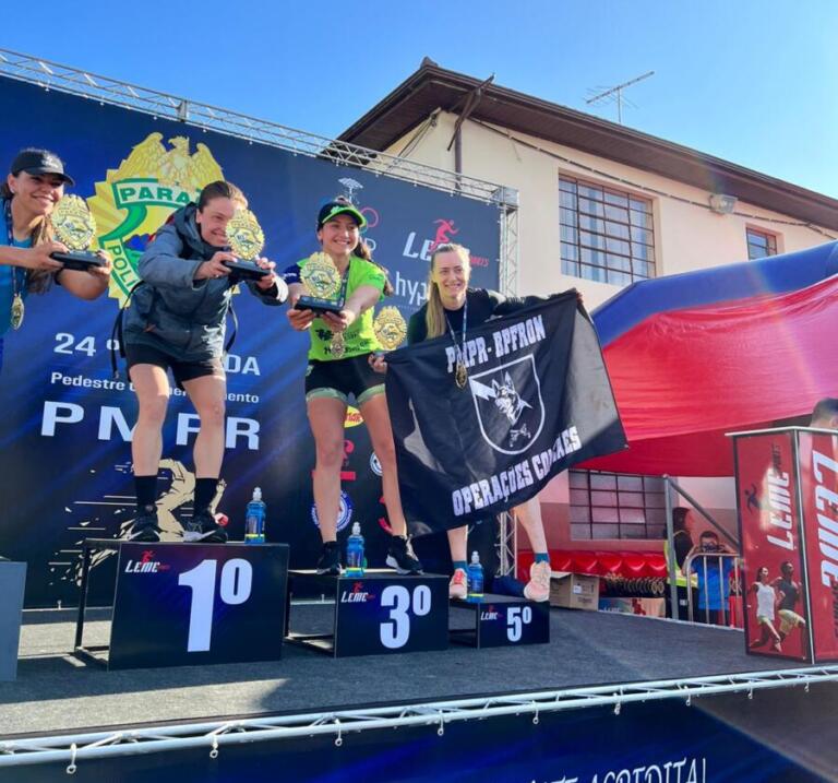 Atletas do BPFron se destacam na 24ª Corrida da Polícia Militar em Curitiba