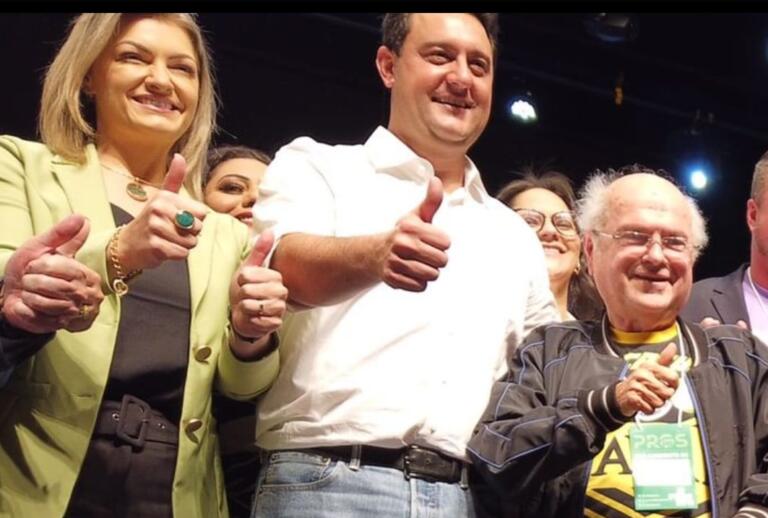 Convenção do PROS confirma Alfredo Kaefer candidato a deputado federal e Aline Sleutjes ao Senado