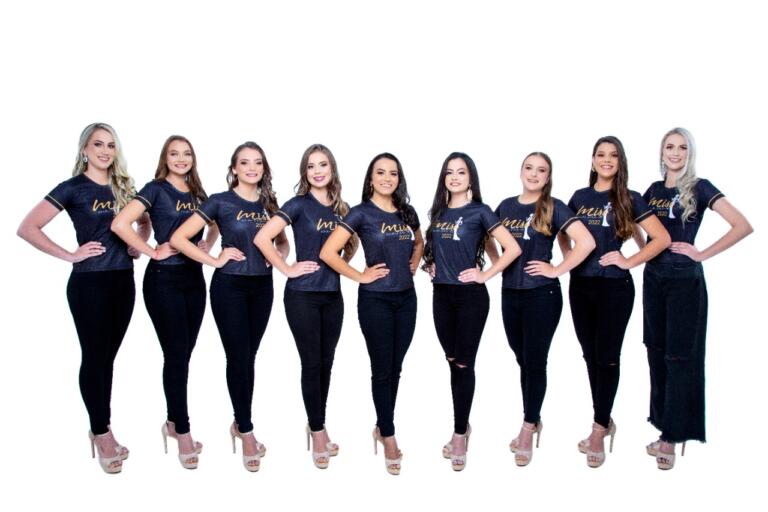 Nove candidatas vão disputar o título de Miss Entre Rios do Oeste 2022