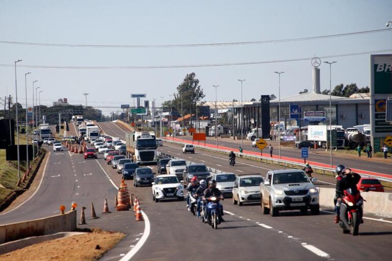 Novo Trevo Cataratas é liberado para o trânsito em Cascavel