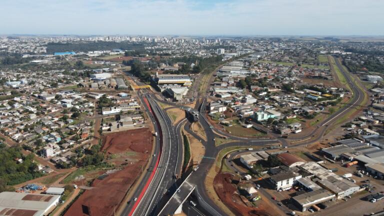 Chuva durante a semana adia liberação do novo Trevo Cataratas para domingo