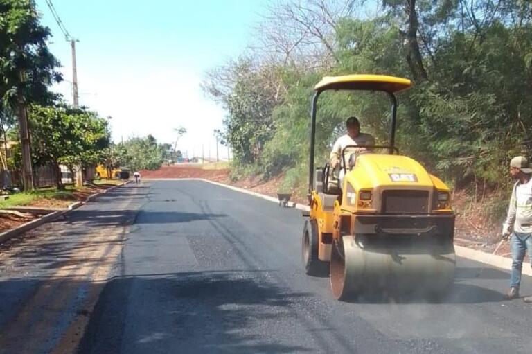 Pavimentação e recape no Primavera chega na reta final