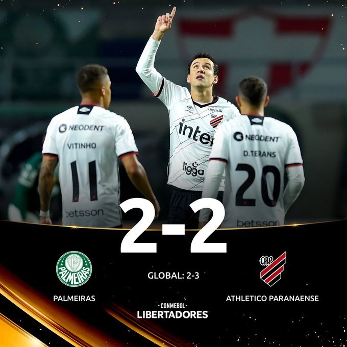 Libertadores: Athletico busca empate, elimina Palmeiras e vai à final