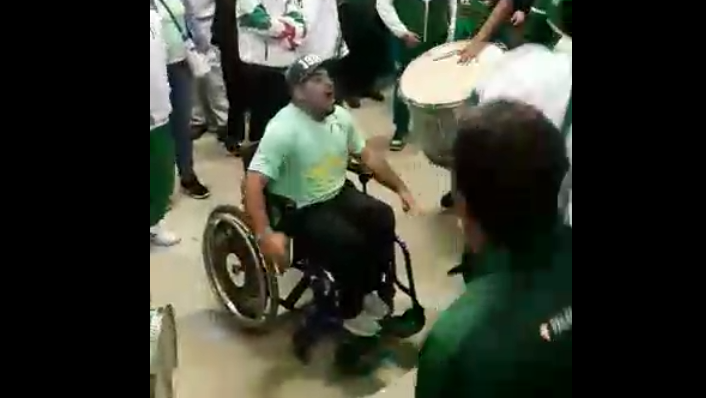 Rondonense realiza sonho de assistir jogo do Palmeiras e vira amigo da torcida organizada