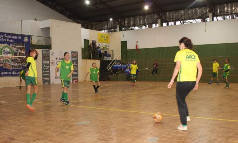 AACC abre inscrições para Escolinha de Futsal Feminino
