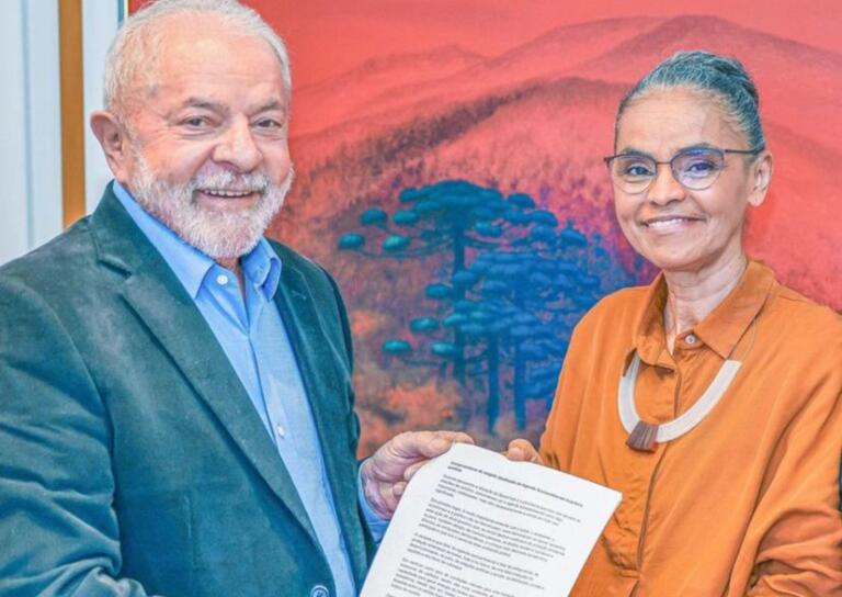 Marina Silva anuncia apoio à candidatura de Lula à presidência da República