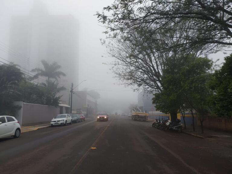 Terça-feira amanhece com neblina em Marechal Rondon; máxima prevista é de 23ºC