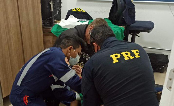 Bebê nasce na Unidade Operacional da PRF em Cascavel