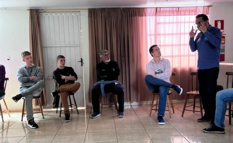 Deltan Dallagnol se reúne com correligionários e simpatizantes em Marechal Rondon