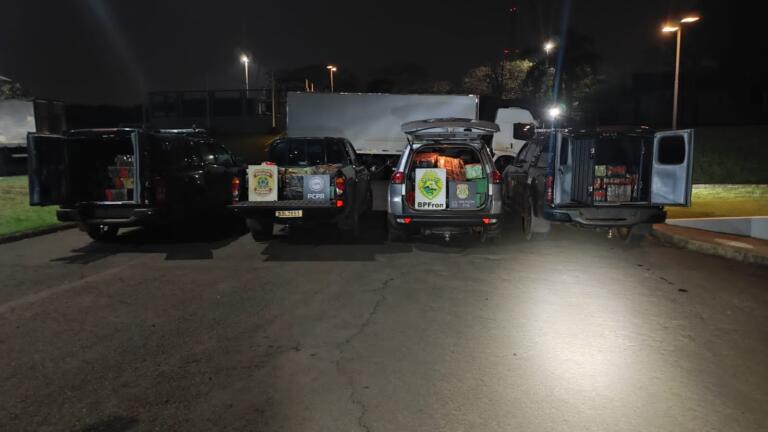 Uma tonelada de droga é apreendida em Santa Helena