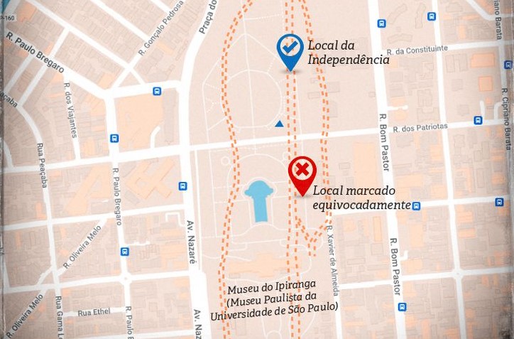 Pesquisa resgata local exato onde foi dado o grito da proclamação da Independência do Brasil