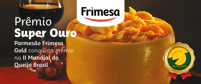 Parmesão Frimesa recebe Prêmio Super Ouro