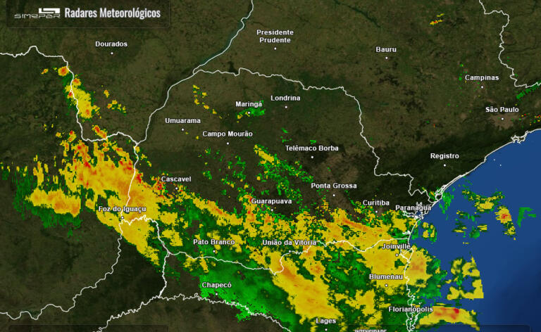 Semana continua com tempo instável e pancadas de chuva