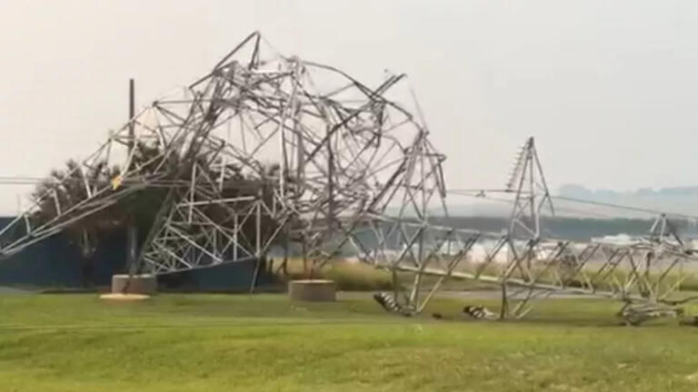 Temporal derruba torres de energia, árvores e causa estragos em Cascavel; ventos chegaram a 64 km/h