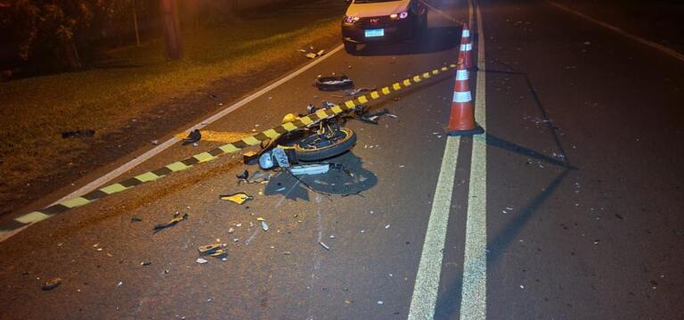 Motociclista morre após colisão em Santa Helena
