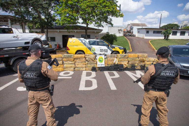 Polícia Militar apreende mais de uma tonelada de maconha em município da região