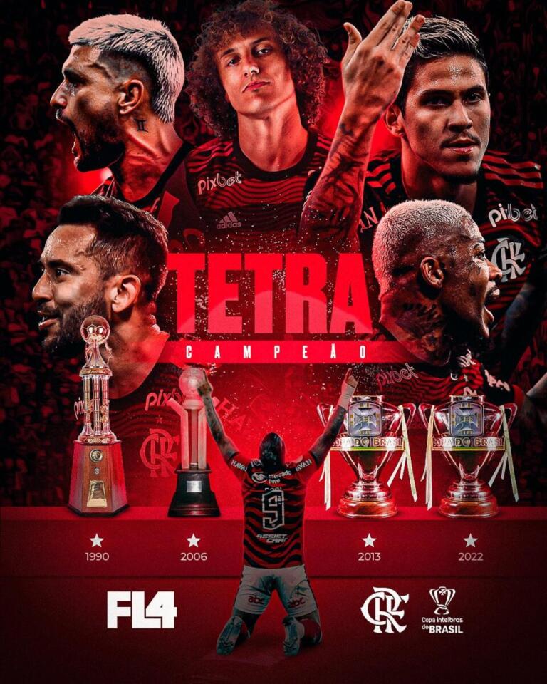 Título desta quarta-feira é o quarto do Flamengo na Copa do Brasil