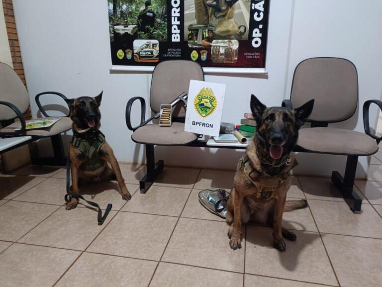 Residência é alvo de ação do BPFron em Marechal Rondon; drogas, armas e pessoas foram apreendidas