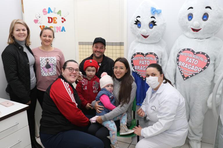 Pato Bragado alcança meta de vacinação em Campanha Nacional de Poliomielite