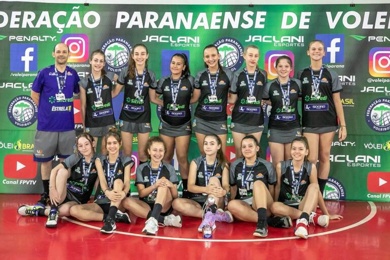 Martin Luther conquista prata e bronze no Paranaense de Vôlei Feminino