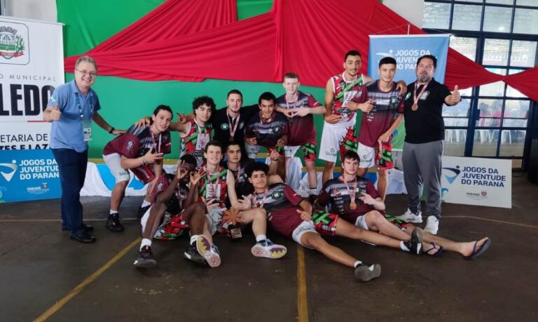Basquete rondonense conquista bronze nos Jogos da Juventude do Paraná