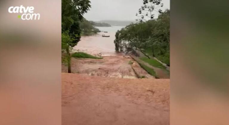 Grande volume de chuva causa transtornos em Boa Vista da Aparecida