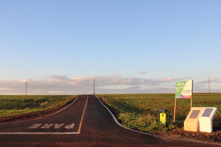Pavimentação asfáltica é inaugurada na Linha Feliz