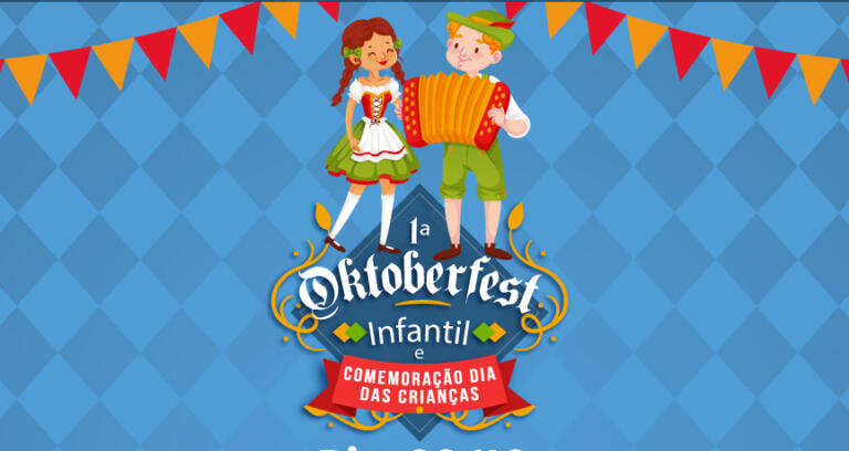 Domingo tem 1ª Oktoberfest Infantil na rua coberta de Quatro Pontes