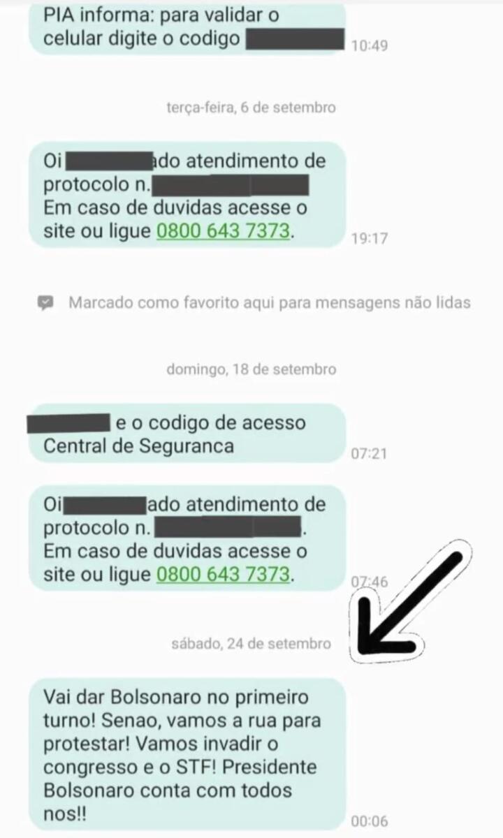 MPF pede indenização de R$ 970 milhões por disparo de SMS eleitoral no Paraná