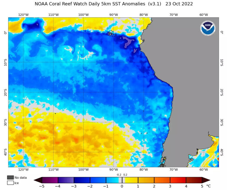 Forte La Niña costeira mexe com clima e favorece frio intenso tardio