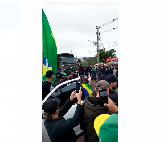 Manifestação com interdição total da rodovia que liga Marechal a Guaíra e Toledo vai seguir noite adentro